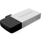 USB 32GB Transcend 380 серебро (USB+microUSB) for Android smartphones